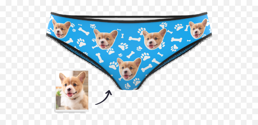 Custom Face Panties - Dog Clothes Emoji,Chihuahua Emoticons