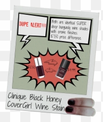 Download Hd Yeah Yeah Nearly Black Nail Polishes Are Out Of - Poster Emoji,Nail Polish Emoji Transparent