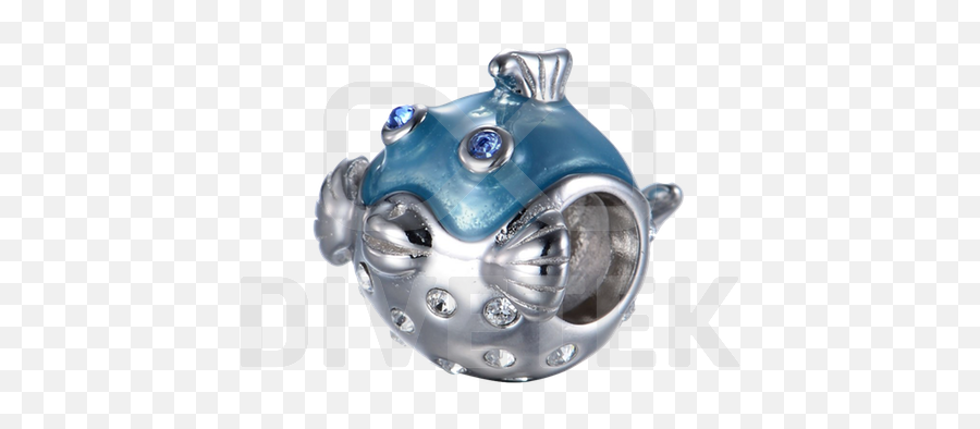 Download Hd 7seas Puffer Fish Bead - Aluminium Alloy Emoji,Pufferfish Emoji