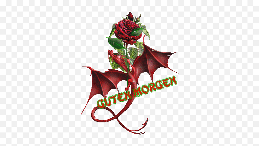 Guten Morgen Gifs Bilder Guten Morgen Bilder Guten Morgen - English Rose With A Dragon Emoji,Emoticons Beweglich Whatsapp