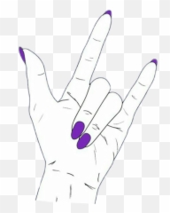 Metalhandhandsrockrocker Punk Sticker - Sign Language Emoji,Rocker Sign Emoji