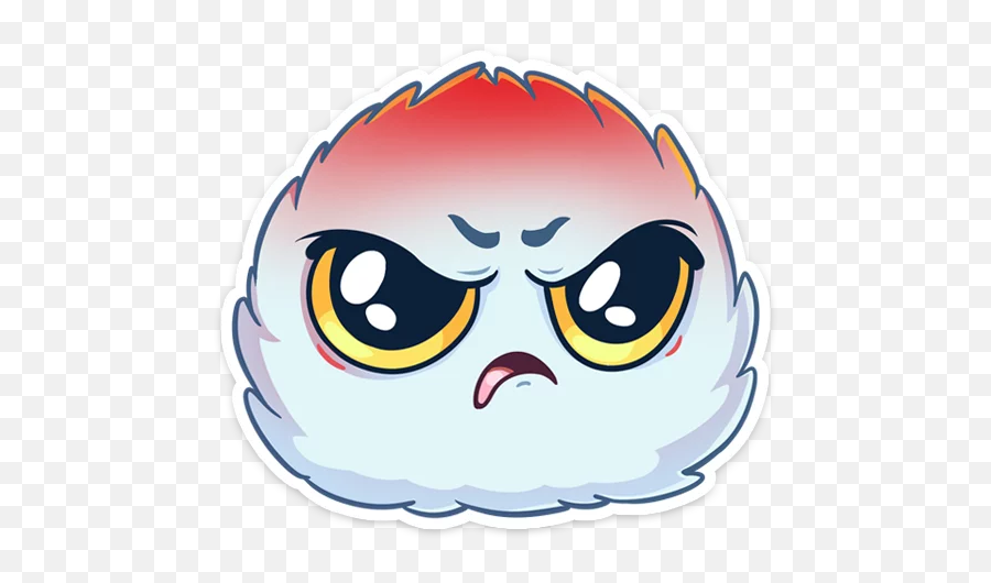Fluffyangry - Discord Emoji Cute Angry Discord Emote,Discord Angry Emoji