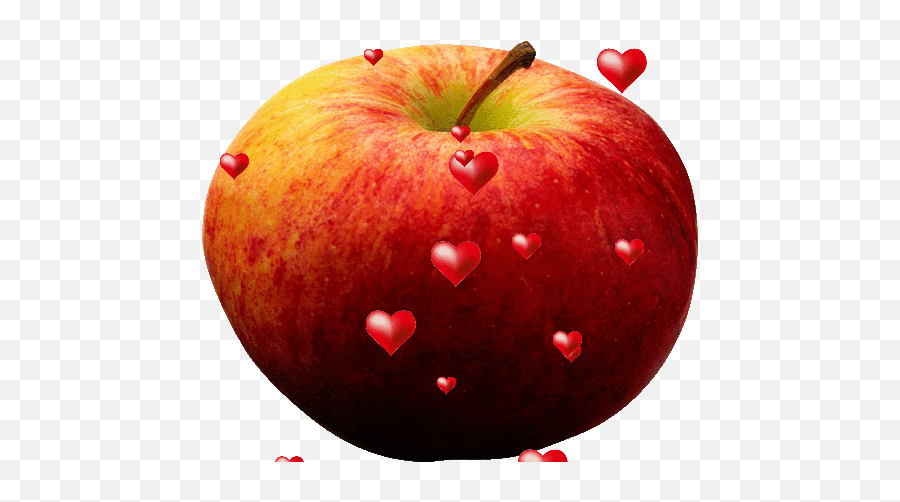 Apples Gifs 100 Animated Images Of These Wonderful Fruits - Apple Emoji,Cheeky Emoticon Gif