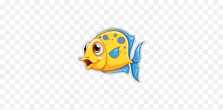 Coral Reef Fish 13080 - Fish Cartoon Emoji,Gone Fishing Emoticon