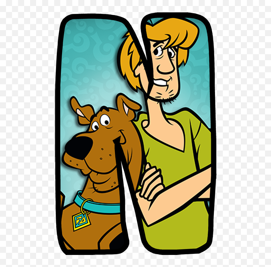 Buchstabe - Letter N Scooby Doo Scooby Abc For Kids Abecedario De Letras De Scooby Doo Emoji,Shaggy Emotion Table Scooby Do