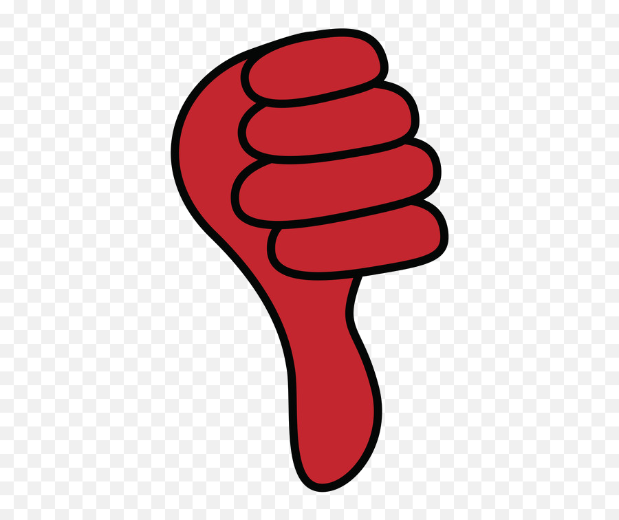 Dislike Png Transparent Hd - Red Thumbs Down Transparent Backround Emoji,No Back Ground Hthumbs Down Emoji