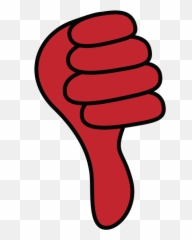 Dislike Png Transparent Hd - Red Thumbs Down Transparent Backround Emoji,No Back Ground Hthumbs Down Emoji