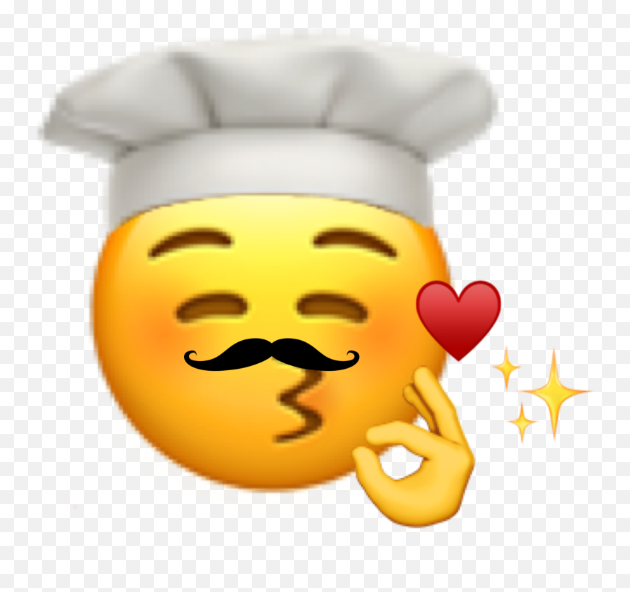 Chef Italian Emoji Sticker - Chef Kiss Emoji Transparent Background,Chef Emoji
