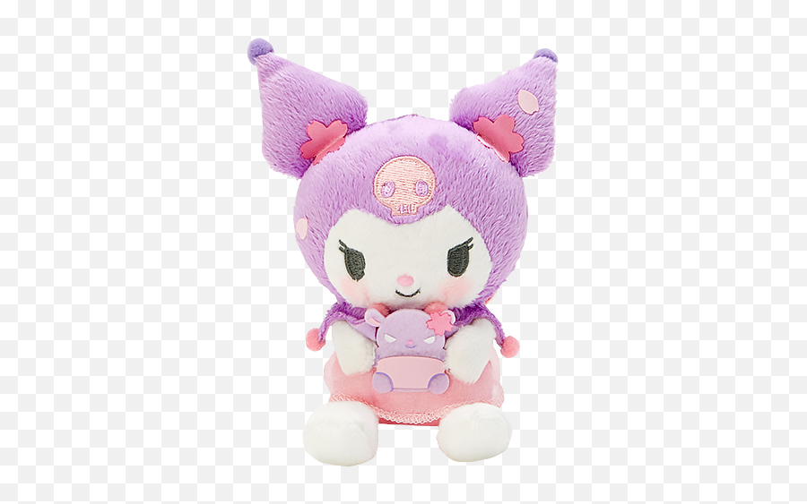 Lil Lychee Girl In 2021 Hello Kitty Pictures Cute - Kuromi Plush Bag Purple Emoji,Emojis Plushie