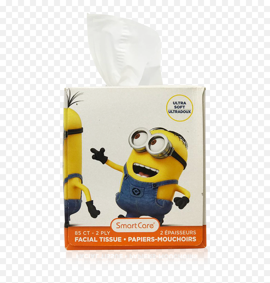Smart Care Minions Tissue Box - 85 Count 2 Ply Facial Tissue Emoji,What Do The Minion Emoticons For Facebook Do