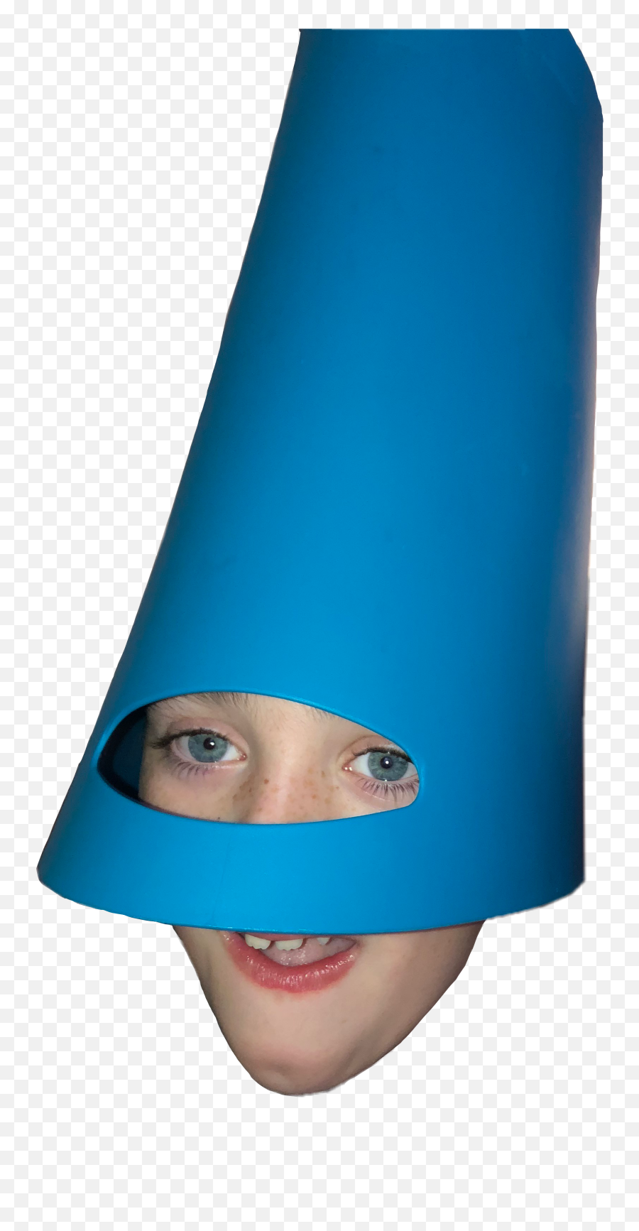 Conehead Floatinghead Trashcan Sticker By Vision - For Adult Emoji,Trashcan Emojis