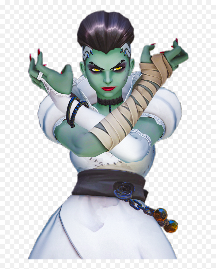 Overwatch Sombra Bride Zombie Sticker - Fictional Character Emoji,Overwatch Sombra Emojis