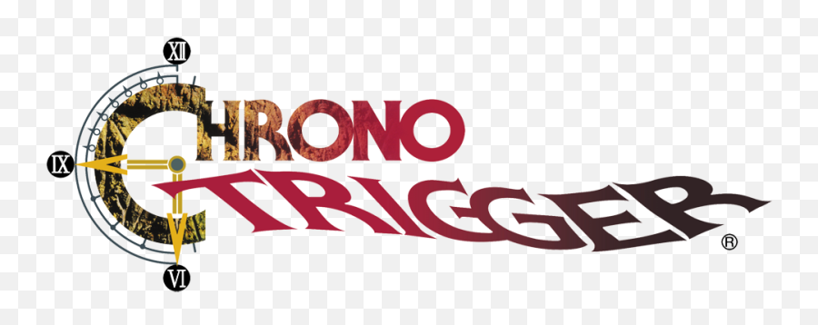 Chrono Trigger - Chrono Trigger Snes Logo Emoji,Win Ten Dinosaur Skype Emoticon