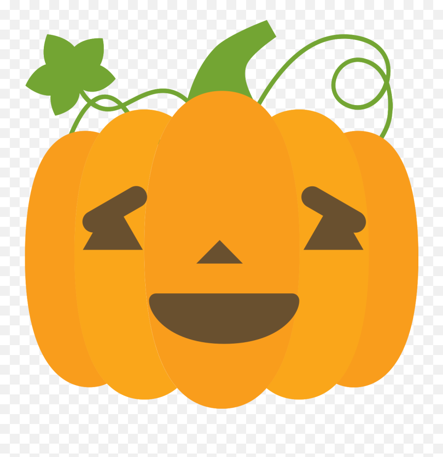 Free Emoji Pumpkin Relieved Png With - Emoji Citrouille Png Fine,Relieved Emoticon