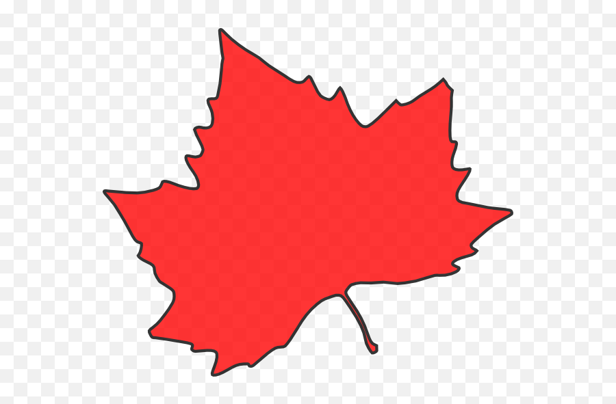 Red Leaf Clipart - Maple Leaf Clipart Art Emoji,Free Red Maple Leaf Emoji