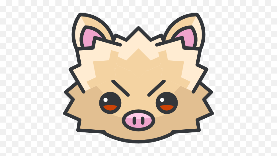 Mankey Pokemon Go Game Free Icon Of - Barcelona Football Logo Png Emoji,Pokemon With Emoticon Faces