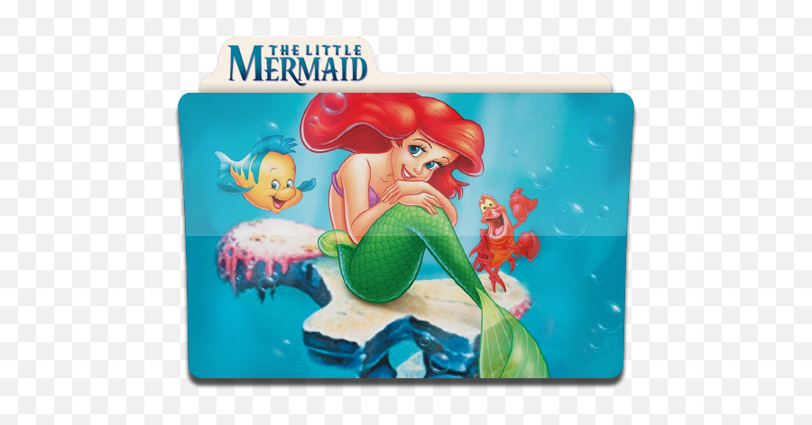 Little Mermaid Icon - Little Mermaid Folder Icon Emoji,Little Mermaid Emoji