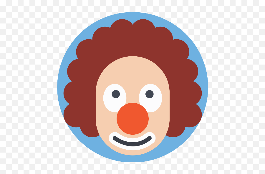 Clown Emoticon Variant Vector Svg Icon - Happy Emoji,Clown Car Emoticon