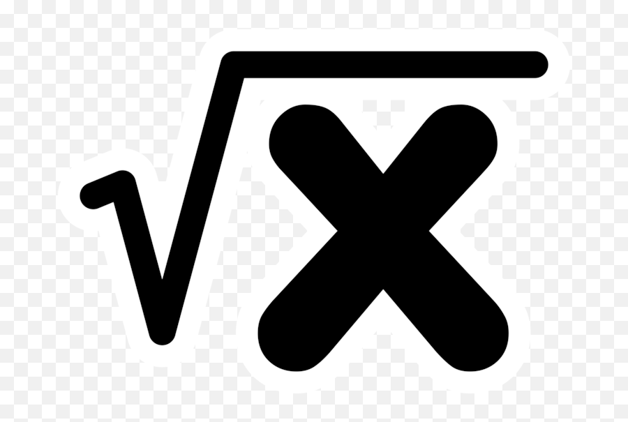 Square Root Symbol Png - Mathematics Computer Icons Square Math Square Root Icon Png Transparent Emoji,Math Emoji Transparents