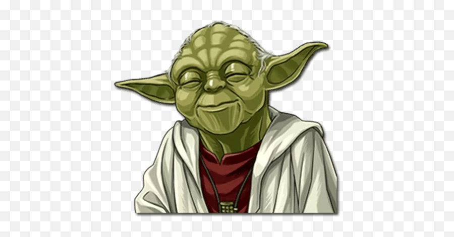 Yoda 1 Stickers For Whatsapp And Signal - May The Force Be With You Yoda Png Emoji,Yoda Emojis Google Talk