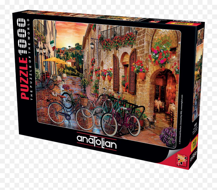 1000 Pieces Anatolian Puzzle Toscana Keyfi Biking In Tuscany For Adultu0026kids Toy Educational Entertainment Fun Enjoy Games Jigsaw - Puzzles Anatolian Emoji,Hobi Emoji