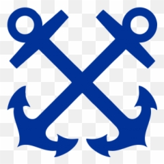 Two Crossed Anchors Nautical Cuttable - Crossed Anchors Emoji,Nautical Emojis Anchor