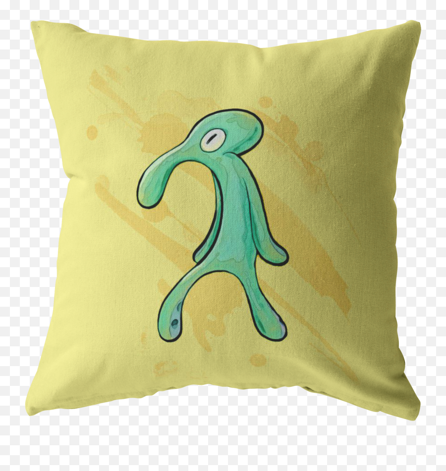 Bold And Brash Spongebob Throw Pillow - Spongebob Bold And Brash Plush Emoji,Spongebob Emoticon Copy And Paste