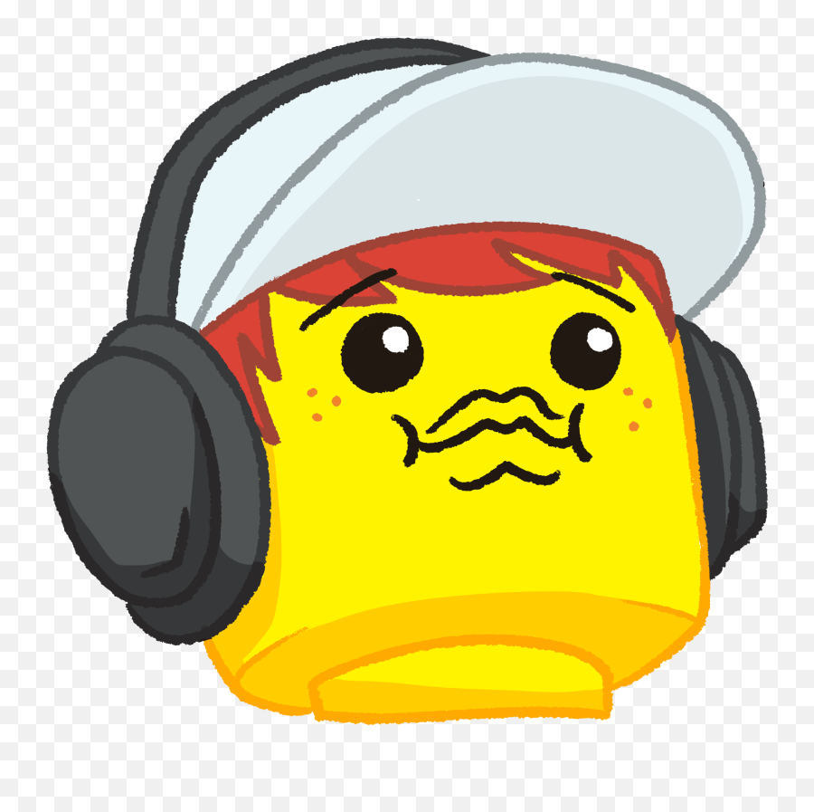 Headphones Clipart Comic - Lego Discord Emotes Transparent Discord Icon With Headphones Emoji,Pokemon Emoji Discord