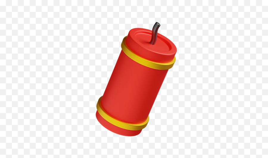 Premium Chinese Firecracker 3d Illustration Download In Png Emoji,Tuna Emoji