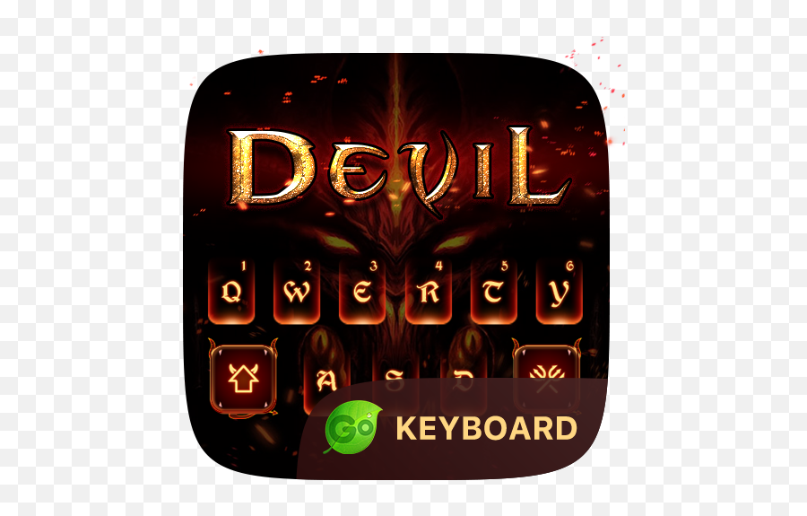 Devil Go Keyboard Theme 45 Apk Download - Comjbgokeyboard Kesehatan Polri Emoji,How To Make A Devil Emoji