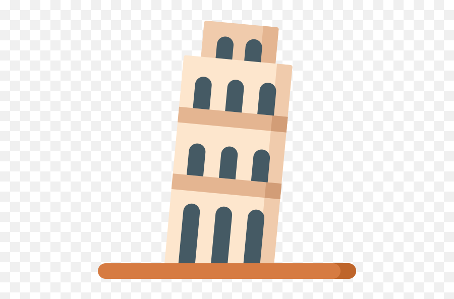 Leaning Tower Of Pisa - Free Monuments Icons Emoji,Italiy Emoji