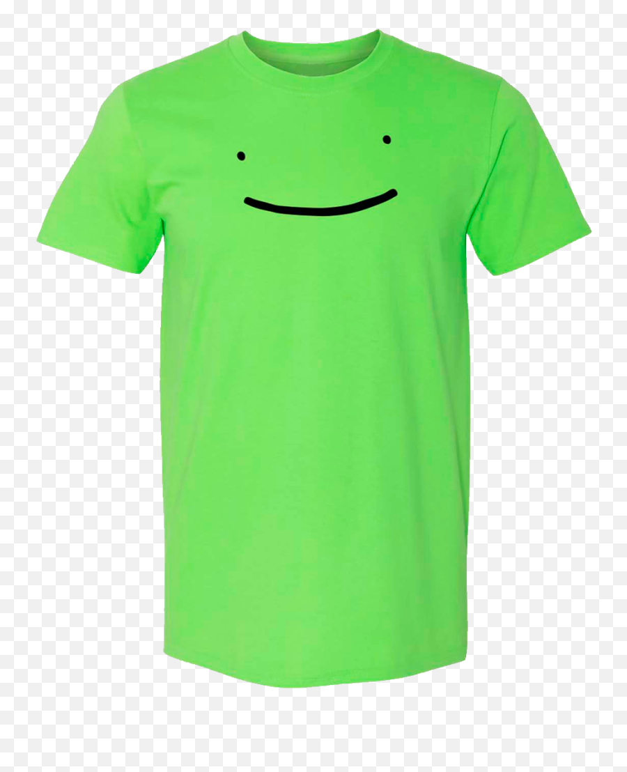 Dream Smile Lime Green T - Shirt Dream Emoji,Dream Minecraft Emoji