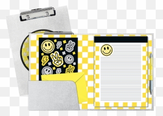 Smiley Clipboard Set - Horizontal Emoji,Duck Emoticon Text