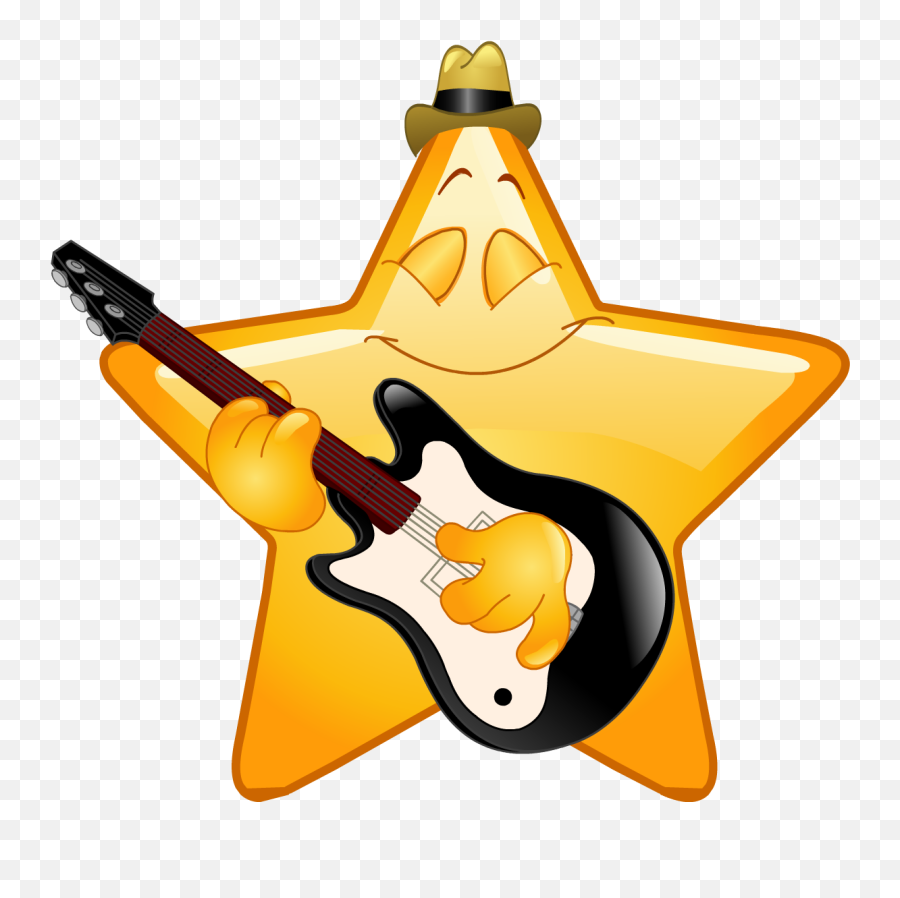 Download Hd A Smile Smileys Emojis Music The Emoji - Emoticon Rockstar Emoji,Music Emoji Png