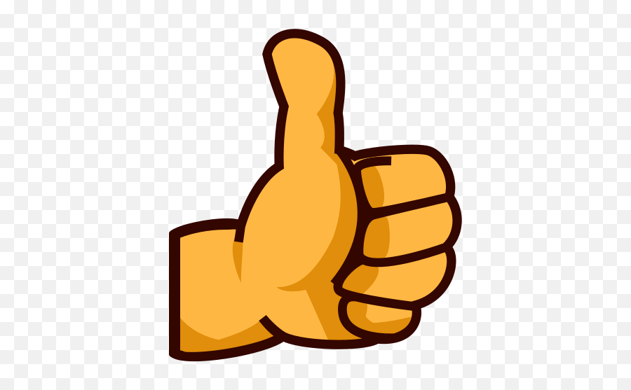 Free Clip Art Thumbs Up Emoji 7,Thumb Up Emoji