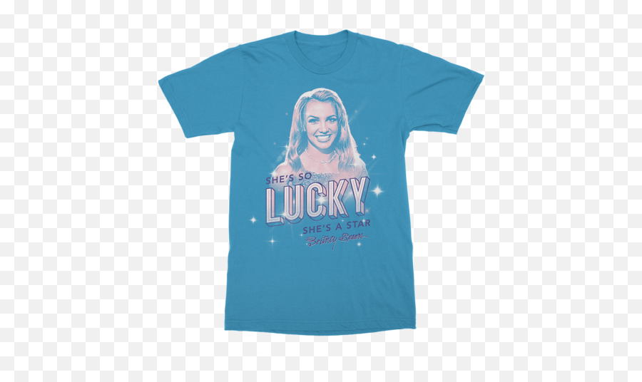 Britney Spears Official Store - Britney Spears Lucky T Shirt Emoji,Lindor Emoji Shirt