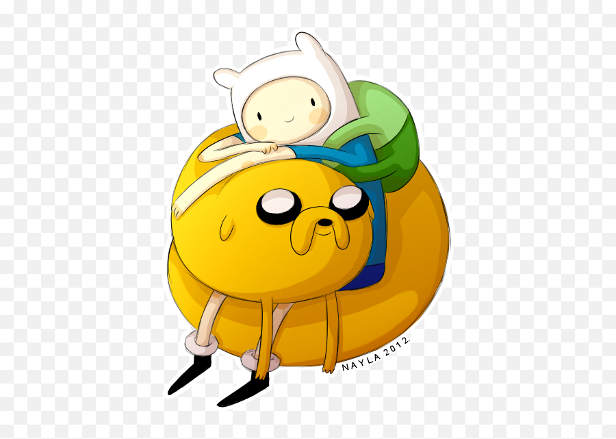 Hora De Aventura And Cartoon - Finn And Jake Cute Emoji,Finn Jake Emoticon