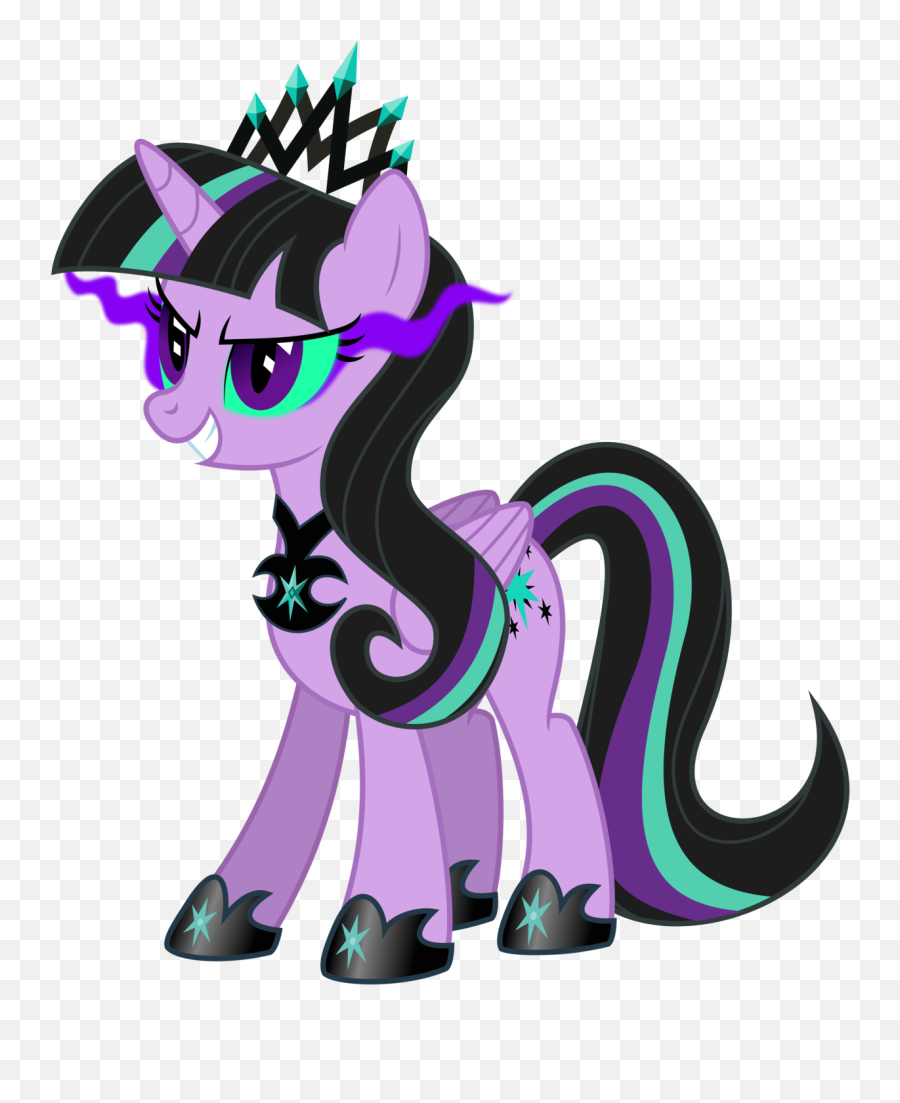 My Little Pony Twilight Evil Png Image - My Little Pony Twilight Sparkle Bad Emoji,My Little Pony Emoji