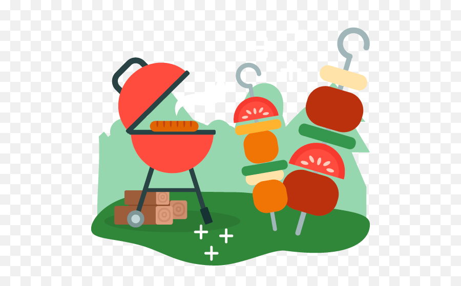 Grill Bbq Cookout Food Multicolor - Churrasco Emoji,Cookout Emoji