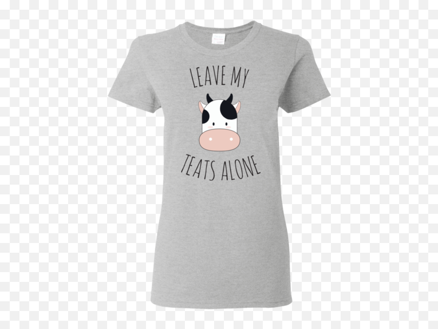 Cow Leave My Teats Alone Womenu0027s Shirt U2013 Jungle Imprints Emoji,Cow Emoticon Text