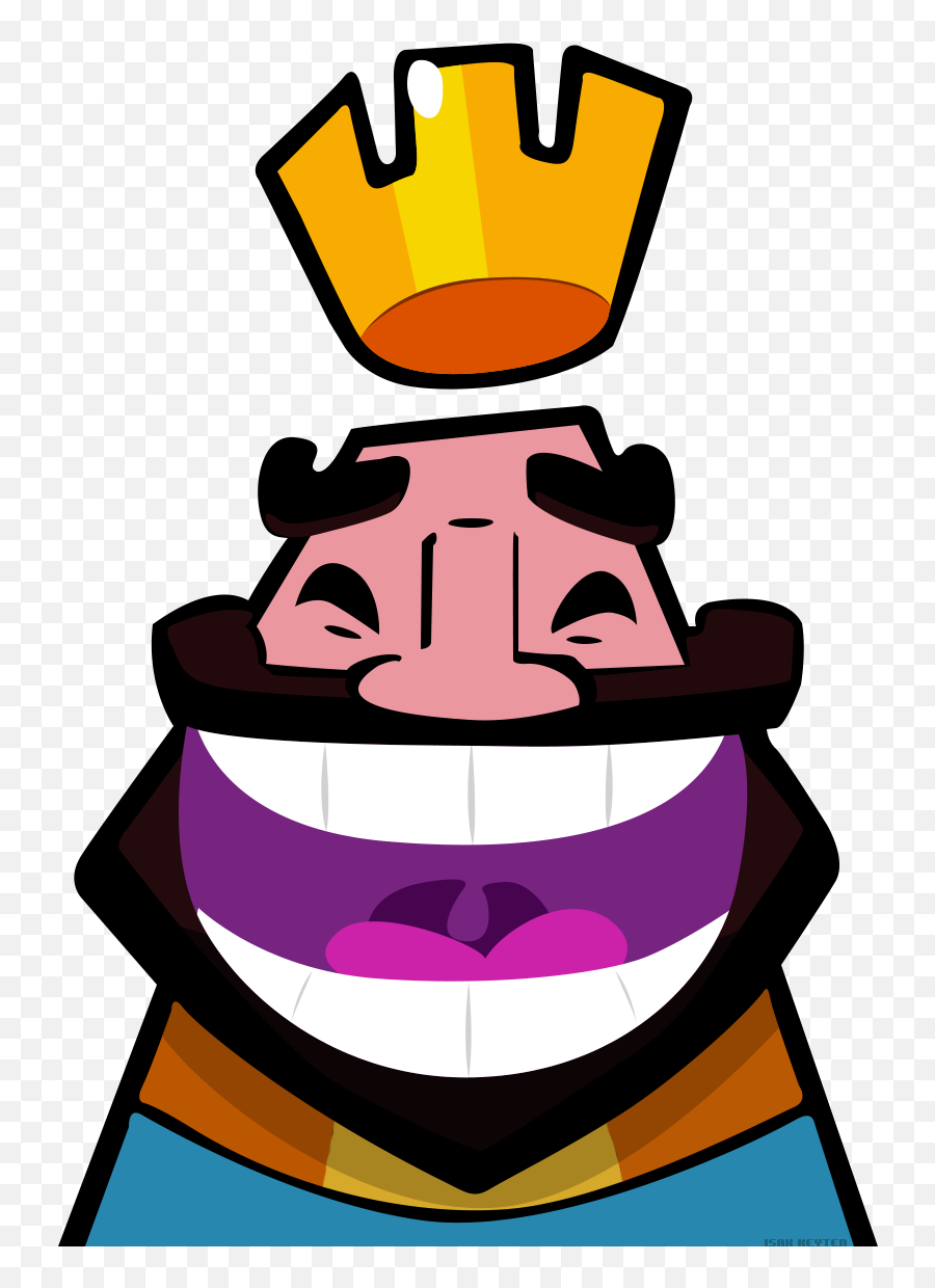 Emoji Clipart King Emoji King Transparent Free For Download - Clash Royale Emote Gif,Tiger Emoji