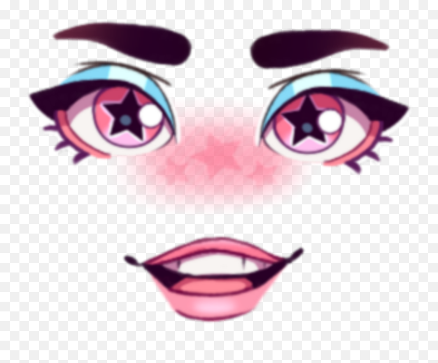 Masks Makeup Lips Cute Face Girly - Transparent Girl Roblox Faces Emoji,Girl Lipstick And Dress Emoji