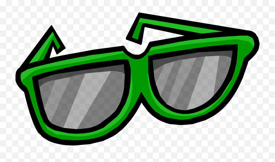 Png Sun Glasses Png Files - Green Sun Glasses Clipart Emoji,Cat Emoji Sunglasse