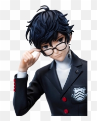Persona 5 - Ren Amamiya 17 Scale Figure Persona 5 The Animation Ren Amamiya 1 7 Scale Figure Emoji,Morgana Persona 5 Emoticon