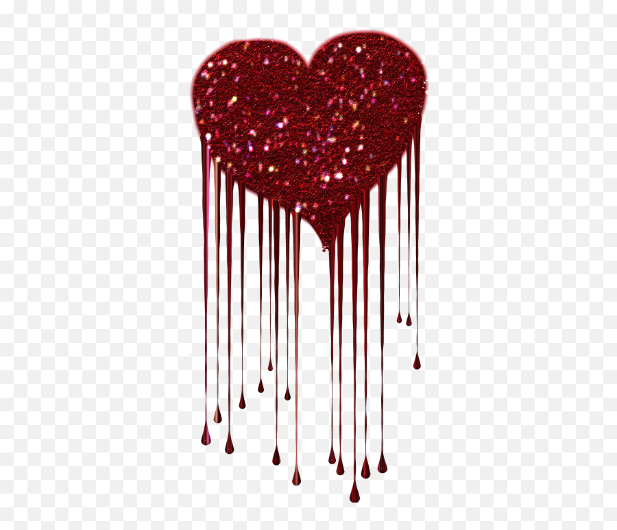 Sticker By Art Is Ever So Fun Donu0027t You Think - Sparkly Emoji,My Heart Bleeds For You Emoticon