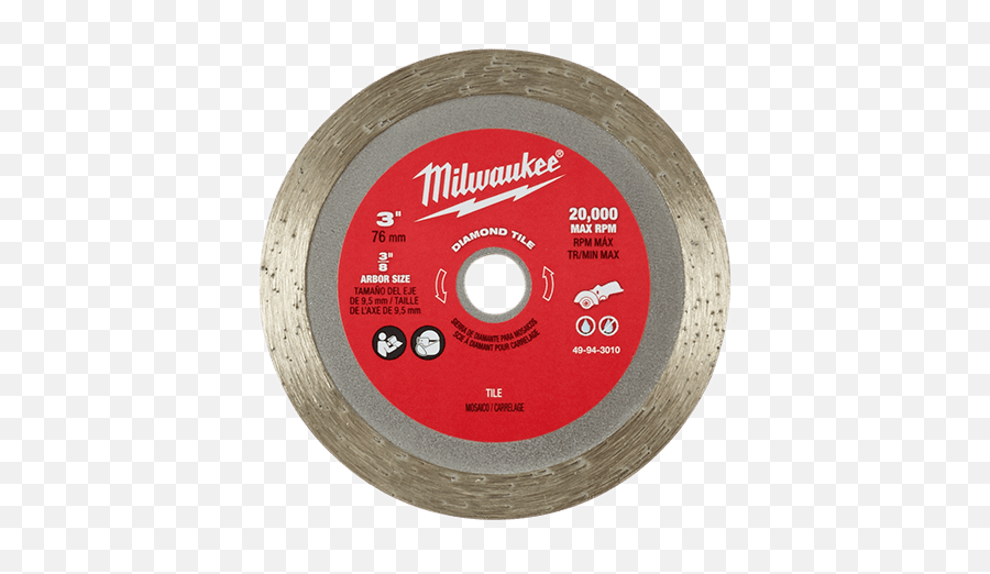 3 Diamond Tile Blade - Milwaukee 3 Cut Off Wheel Emoji,Blade & Soul Emojis