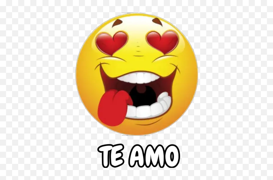 Emoji Enamorado Sticker Per Whatsapp - Love Smiley Face,Aggiungere Emoticon Whatsapp