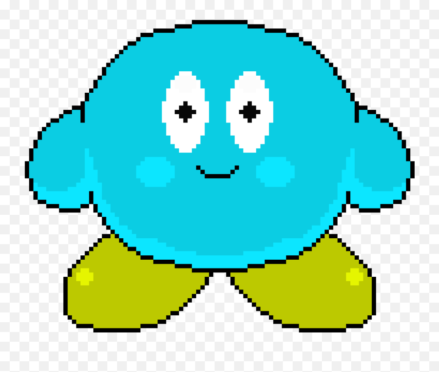 Kirby Pixel Art Oc Pixel Art Maker - Geometry Dash Difficulty Faces Gif Emoji,Kirby Emoticon
