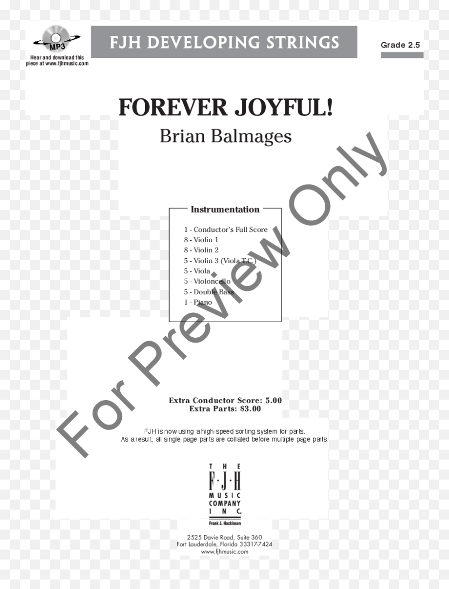 Forever Joyful By Brian Balmages Jw Pepper Sheet Music - Language Emoji,Violin Emotions