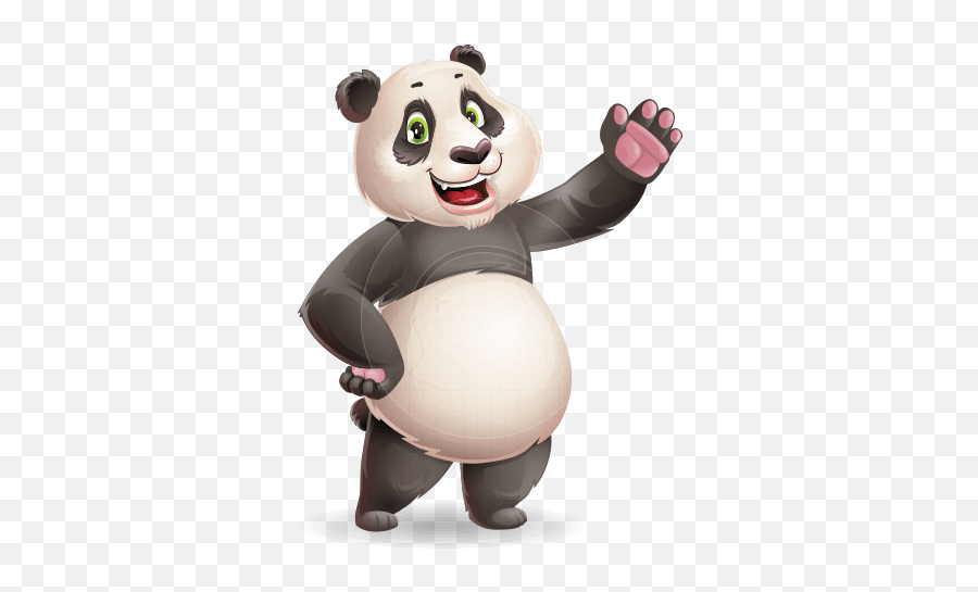 Animal Vector Cartoon Characters Graphicmama - Panda Animated Emoji,Vector Cartoon Laughing Emoji